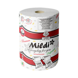 Папір туалетний «Mildi Premium Gray»
